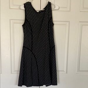 Elegant Black Patterned Dress